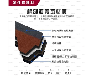 天门天门沥青瓦材质